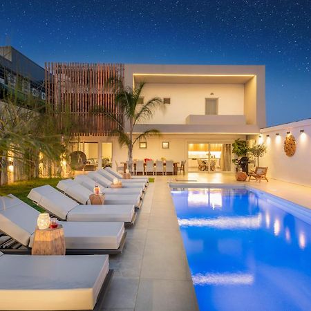 Hypnosis Beachside Villa With Private Heated Pool Georgioupoli Exterior photo