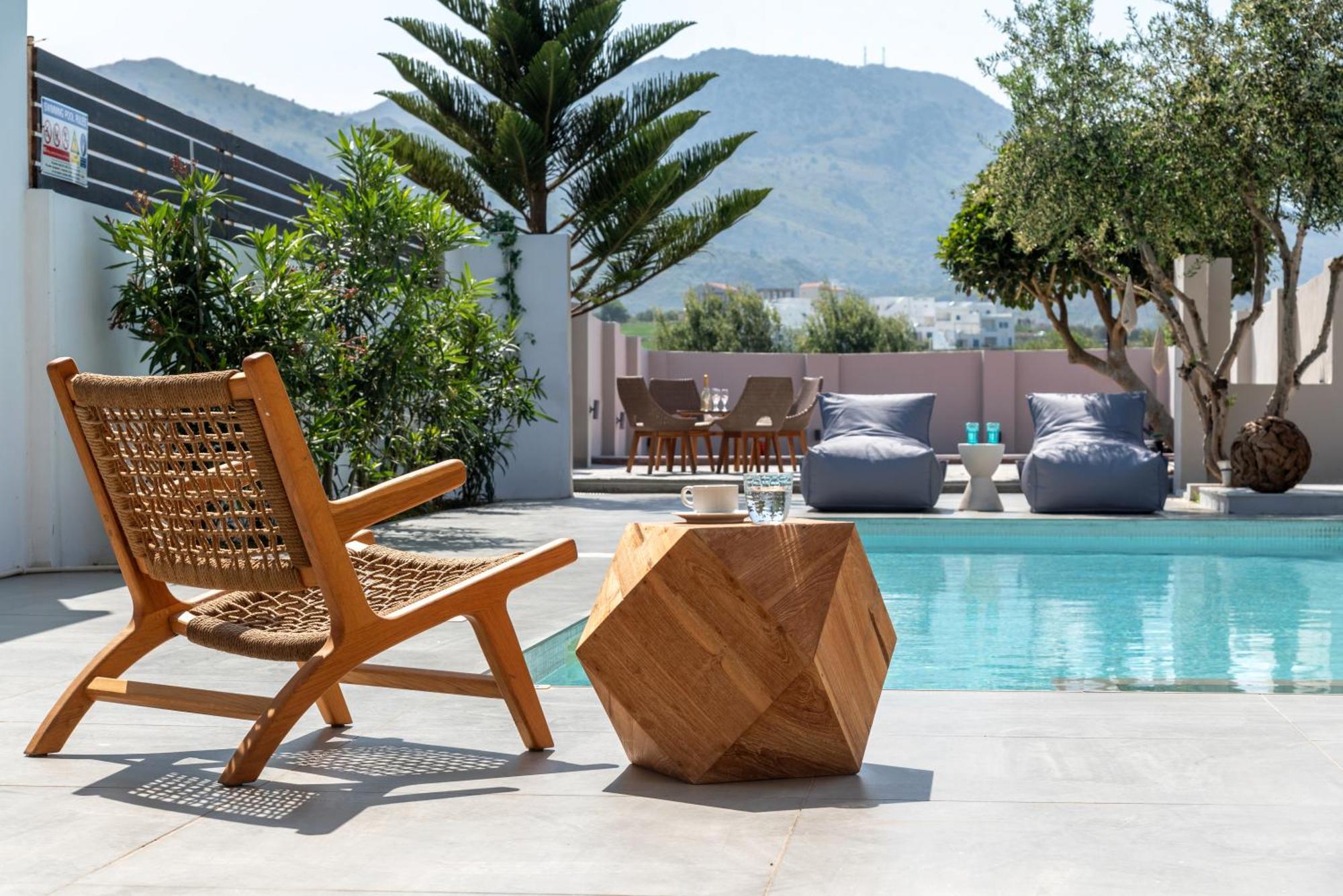 Hypnosis Beachside Villa With Private Heated Pool Georgioupoli Exterior photo